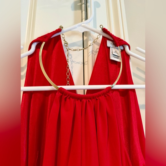 Cache Red Mini Halter Dress - Picture 2 of 5